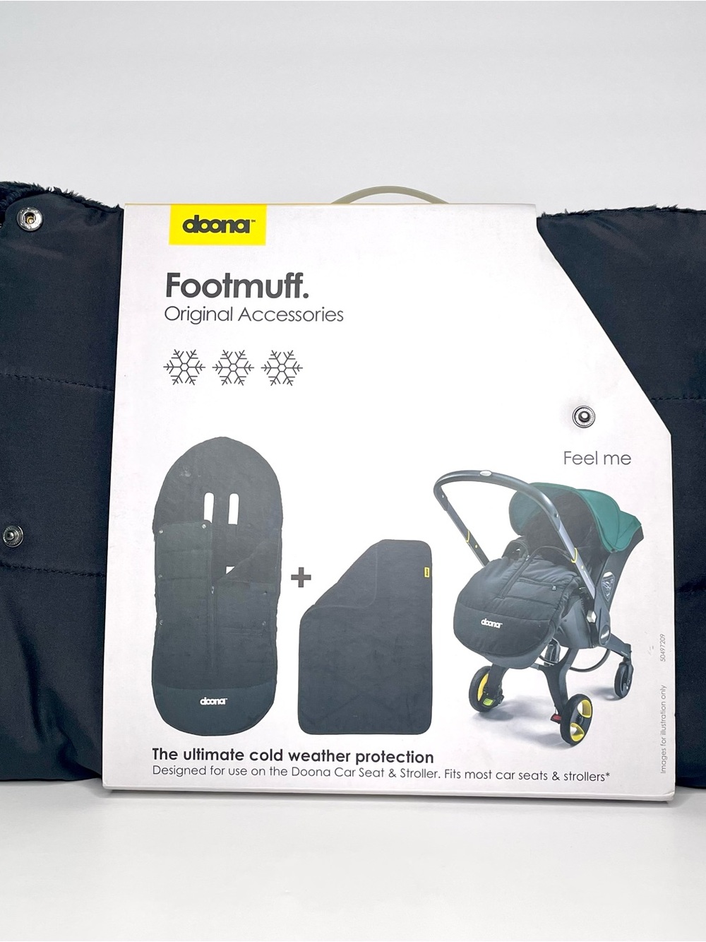 Doona Black Footmuff Winter Cover